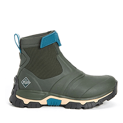 Image of Muck Boot Women's Apex Zip Short Boots in Moss - UK 3