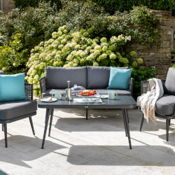 Image of Hartman Aspen 2 Seat Lounge Set in Matt Xerix / Anvil