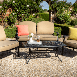 Small Image of Hartman Amalfi Lounge Set with 2 Seater Sofa in Bronze/Amber