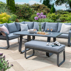 Image of MARKED STOCK - Norfolk Leisure Handpicked Babingley Corner Set with High Dining Table