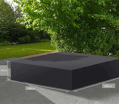 Image of LIFE Cover 46 - Mallorca / Timber Sofa Lounge Set Cover