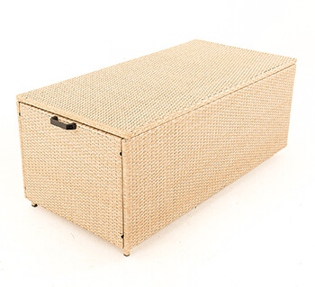 Image of EX DISPLAY / COLLECTION ONLY - Serenity Weave Cushion Storage Box in Natural