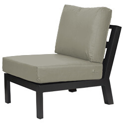 Image of LIFE Timber Aluminium Seating Extension in Lava / Khaki
