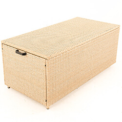 Image of EX DISPLAY / COLLECTION ONLY - Serenity Weave Cushion Storage Box in Natural