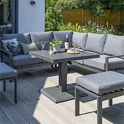 Small Image of EX-DISPLAY / COLLECTION ONLY - Norfolk Leisure Titchwell Mini Corner Sofa Set in Anthracite