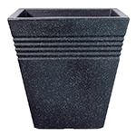 Image of Square Granite Effect Piazza Planter - 40 cm