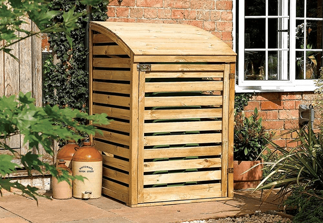 Image of Wooden Single Bin Store