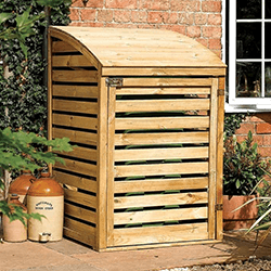 Image of Wooden Single Bin Store
