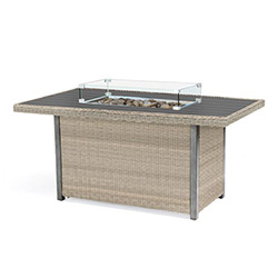 Small Image of Kettler Palma Firepit Table in Oyster