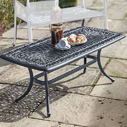 Image of Hartman Amalfi Rectangular Coffee Table in Antique Grey