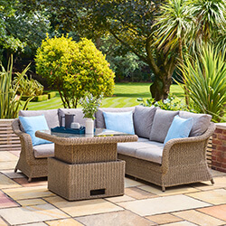 Small Image of Alexander Rose Arlington Corner Lounge Set