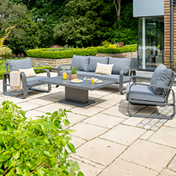 Image of Norfolk Leisure Handpicked Babingley 3 Seat Lounge Set with Adjustable Table