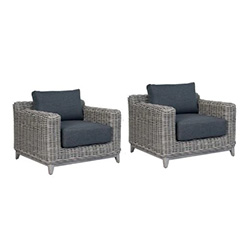 Small Image of Supremo Monterey Armchairs and Adjustable Coffee Table