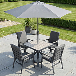 Image of Kettler Tudor 4 Seat Reclining Dining Set