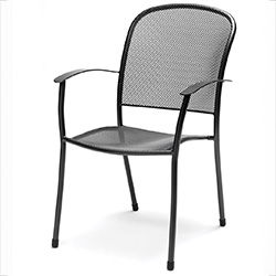 Small Image of Kettler Caredo Dining Chair - Slate Cushions
