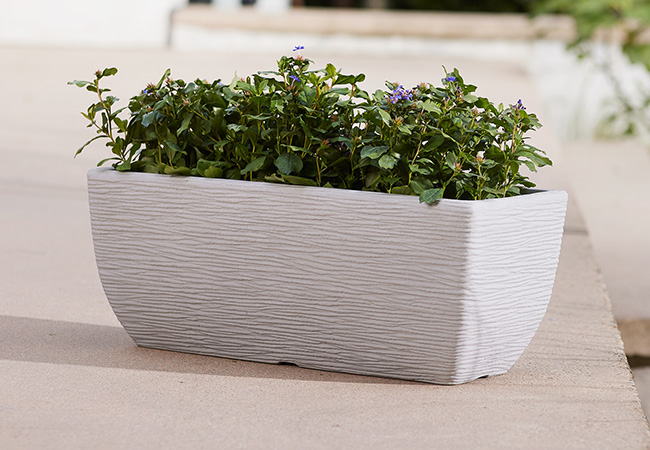 Image of Cotswold Trough Planter - 60cm - Limestone Grey