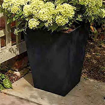 Image of Stewart 40cm Tall Square Basalt Planter