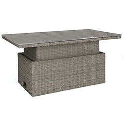 Small Image of EX-DISPLAY / COLLECTION ONLY - Kettler Palma SQ Height Adjustable Table in Rattan