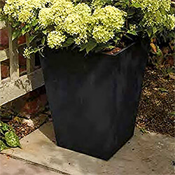 Image of Stewart 40cm Tall Square Basalt Planter