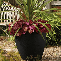 Image of Stewart 53cm Tall Round Basalt Planter