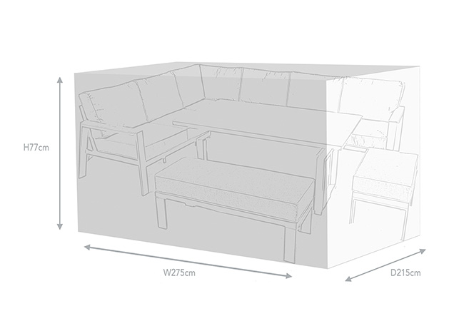 Image of Supremo Mirfield Large Corner Modular Set Furniture Cover