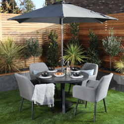 Image of Supremo Mirfield 4 Seat Round Dining Set