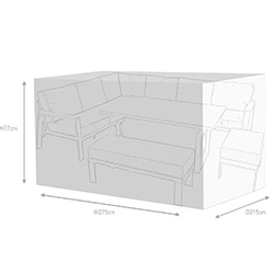 Small Image of Supremo Mirfield Large Corner Modular Set Furniture Cover