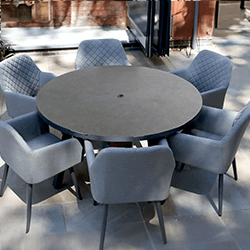 Image of Supremo Mirfield 6 Seat Round Dining Set