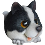 Small Image of Vivid Cute and Playful Sheepdog Puppy Lifelike Resin Garden Ornament