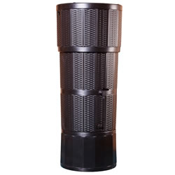 Image of Oak Rattan Effect Poly Water Butt - 150ltr