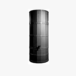 Image of Black Poly Water Butt - 200 Ltr