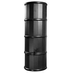 Image of Black Poly Water Butt - 110ltr