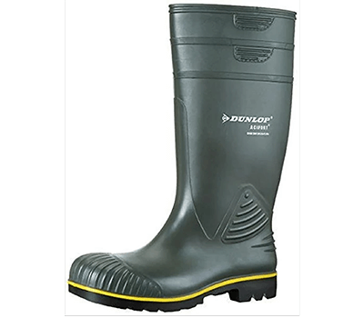 Image of Dunlop Acifort Heavy Duty Non Safety Wellington - Green  - UK 12