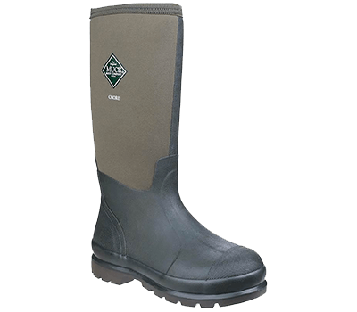 Image of Muck Boots Chore Classic Hi Patterned Wellington - Brown - UK 13