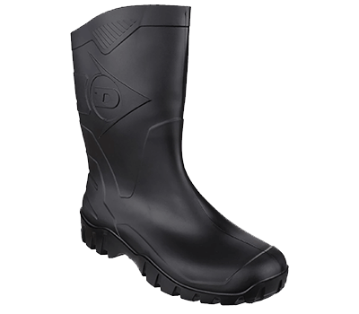 Image of Dunlop Dee Calf Length Wellington - Black - UK 5