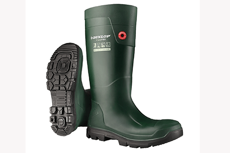 Image of Dunlop FieldPro Wellington Boot - Green - UK 8