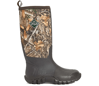 Image of Muck Boots Fieldblazer Classic Fleece Tall Boots - Brown/RTE Camo - UK 14
