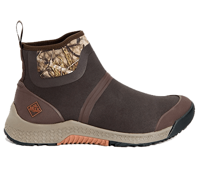 Image of Muck Boots Men's Outscape Chelsea Boot in Brown/Mossy Oak