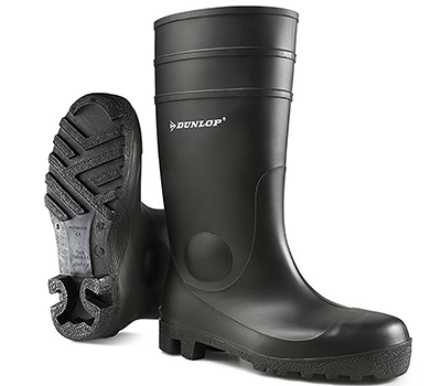 Image of Dunlop Protomastor Full Safety Wellington - Black - UK 12