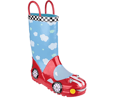 Image of Cotswold Kids Puddle Waterproof Pull On Boot - Racer - UK 8