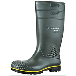Image of Dunlop Acifort Heavy Duty Non Safety Wellington - Green - UK 7