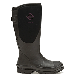Image of Muck Boots Chore Adjustable Slip On Tall Boot - Black - UK 9