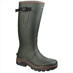 Image of Cotswold Compass Neoprene Rubber Wellington - Green - UK 9