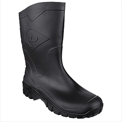 Small Image of Dunlop Dee Calf Length Wellington - Black - UK 5