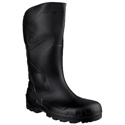 Image of Dunlop Devon Full Safety Wellington - Black - UK 3