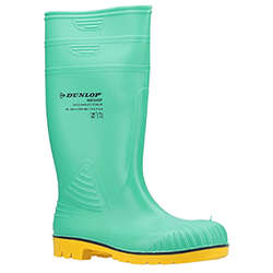Image of Dunlop Acifort HazGuard Wellington Boots in Green - UK 12