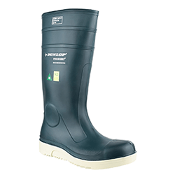 Image of Dunlop Purofort Comfort Grip Wellingtons in Blue