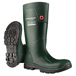 Image of Dunlop FieldPro Wellington Boot - Green - UK 5