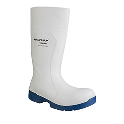 Image of Dunlop Food Pro Multigrip Wellington Boots in White - UK 5