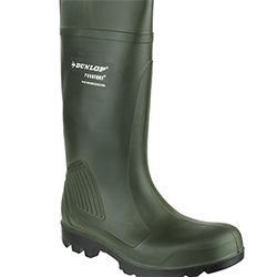 Image of Dunlop Purofort Professional Wellington Boot in Green - UK 5